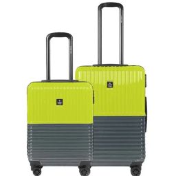 Nasher Miles Istanbul Hard-Sided Polycarbonate Se of2 Trolley Bags (55 & 65 cm) (Lime Green-Olive)-image-83