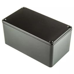 RS PRO Black Die Cast Aluminium Enclosure Black Lid 114.4 x 63.7 x 55.1 mm-picture-19