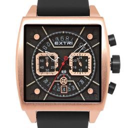 EXTRI Men Dial & Textured Straps Analogue Watch X6076-J-20