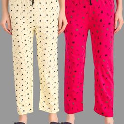 TRENDY WORLD Pack of 2 Printed Pyjamas-image-97