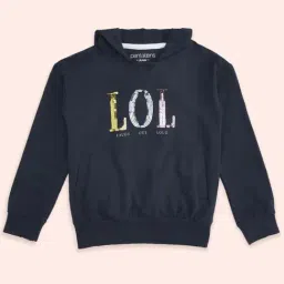 Pantaloons Junior Navy Cotton Embellished Full Sleeves Sweatshirt-picture-29