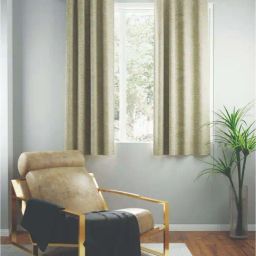 Bianca Tremezzo Grey Faux Silk 5 Ft. Window Curtain - Set of 2-15