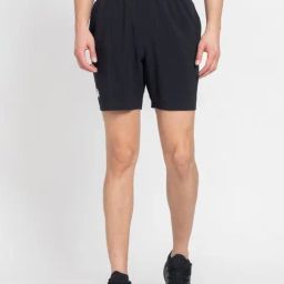 Adidas Black Regular Fit Shorts-image-84