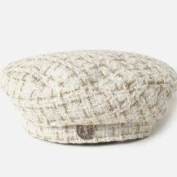HauteSauce White Textured Beret Cap-22