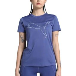 Puma Blue Train All Day Essentials Regular Fit Training Tee-picture-12