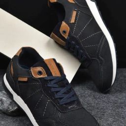 Woodland Men's Black Casual Sneakers-image-38