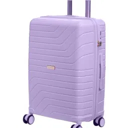 Romeing Tuscany Purple Textured Hard Case Medium Trolley Bag - 67 cms-image-58
