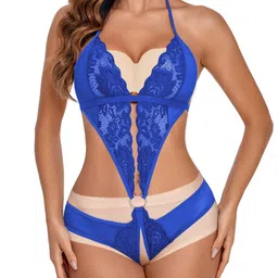 KRENOZ V-Neck Net Baby Doll-picture-44