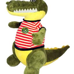 Tickles Funny Dressed Crocodile Soft Stuffed Plush Toy Animals for Kids Baby Boys Girls Birthday Gifts (Color May Vary Size: 30 cm)-image-102