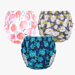 Chinmay Kids Baby Panty Boys and Girls Reusable Washable Printed Panty Pack of 3-97