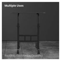 Portronics Multipurpose Movable and Adjustable Table - Brown image 3