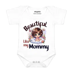 Arvesa Beautiful Like My Mommy Printed Bodusuit-image-4