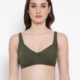 Clovia Olive Non Wired Non Padded Everyday Bra-image-20