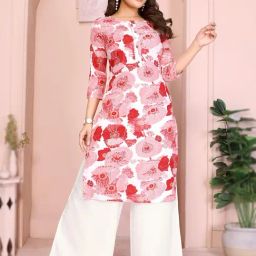 Rangita Pink Floral Kurta-image-40