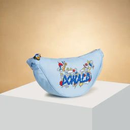 Forever Glam by Pantaloons Sky Blue Printed Medium Sling Handbag-8