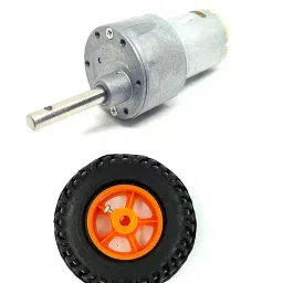 Invento 12v 10 Kg-cm 300 RPM Side Shaft High Torque Geared DC Motor-picture-12