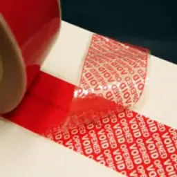 ETI Void and Temper Proof Evident Security Tape 18 mm Width x 50 m Length (Red) image 3