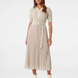 Forever New Melody S/S Polo Collar Knit Dress-image-46