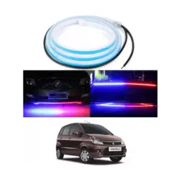 Cartronics 120cm Police strip Type Led  Red Blue  For MARUTI SUZUKI Zen Estilo-image-48