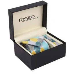 Tossido Multi Printed Necktie and Pocket Square Set For Men-picture-12
