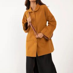 Zink London Tan Full Sleeves Coat-image-55
