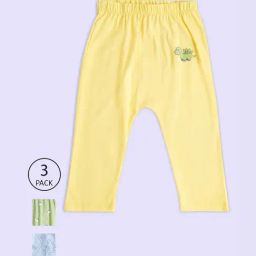 Pantaloons Baby Multicolor Cotton Printed Pants (Pack of 3)-picture-12
