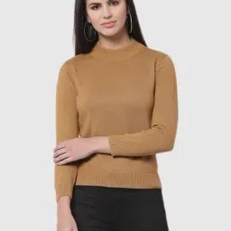 Style Quotient Khaki Regular Fit Sweater-18