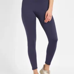 Adidas Navy Fitted STUDIO 7/8 Tights-picture-32