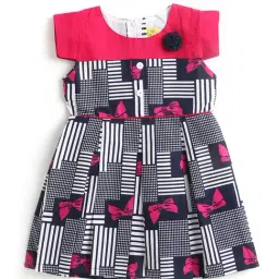 The Magic Wand Kids Multicolor Printed Dress-image-58