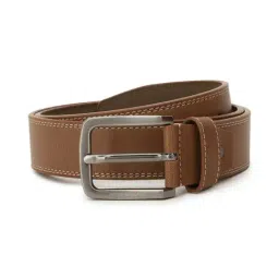 Peter England Brown Textured Casual Belt for Men-image-68