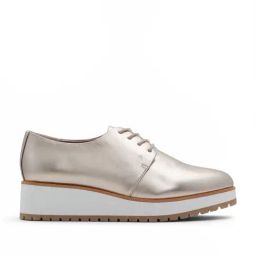 Aldo Women's RETEZAT Silver Derby Shoes-image-31