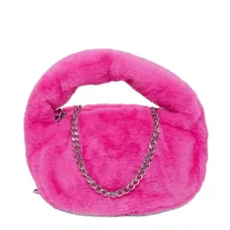 Aldo Pink Solid Medium Hobo Handbag-1