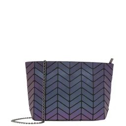 Baomi Purple Textured Medium Sling Handbag-image-86