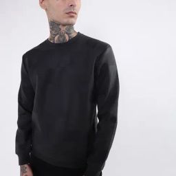 Antony Morato Black Regular Fit Camo Sweatshirt-image-67