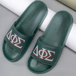 Red Tape Men's Green Slides-image-38