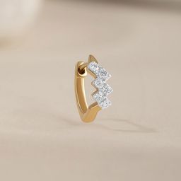 Mia by Tanishq Women 14KT Yellow Gold & Diamond Nose Pin - 0.834g-picture-11