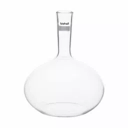 Biohall 4000 ml Clear Borosilicate Glass 3.3 Haffkine Culture Flask, BLS.HCF.4000-38