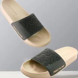 Red Tape Men's Olive Slides-image-35