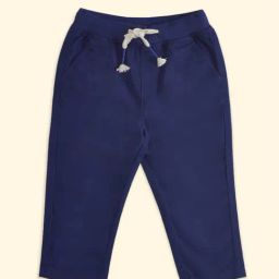 Pantaloons Baby Navy Cotton Regular Fit Trousers-picture-8