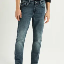 United Colors Of Benetton Blue Cotton Skinny Fit Jeans-image-45