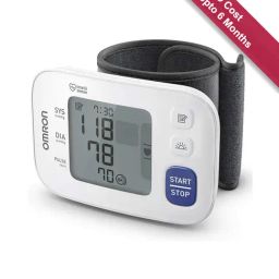 Omron HEM-6181 Fully Automatic Wrist Blood Pressure Monitor (White)-image-0