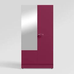 Godrej Interio Auraline Men Basic 2-Door Steel Almirah, Textured Berry (1-Year Warranty, 1 Drawer)-image-11