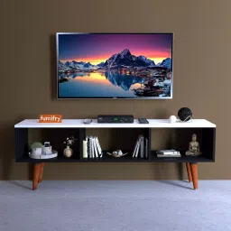 Furnifry 130x21x45 Cm Wood Freestanding TV Table Rectangular TV Cabinet-image-20