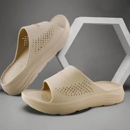 Red Tape Men's Beige Slides-image-52