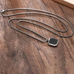 RV Jewels Silver-Plated Square Pendants with Chains-image-45
