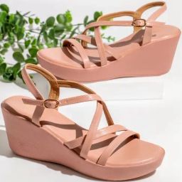 Inc.5 Women's Peach Ankle Strap Wedges-image-26