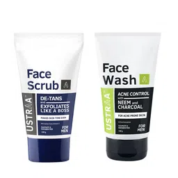 Ustraa Men Set of Face Wash & Face Scrub-picture-17