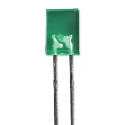 KINGBRIGHT LED, 2X5 mm, Green, 5Mcd, 568Nm, L-103GDT (Pack of 5)-16