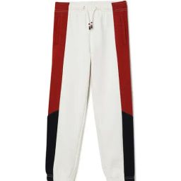 TOMMY HILFIGER Boys White Cotton Color-Block Trackpant-picture-6