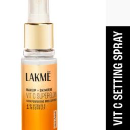 Lakme Makeup + Skincare Vit C Superglow Skin Perfecting Makeup Fixer - 60 ml-image-1